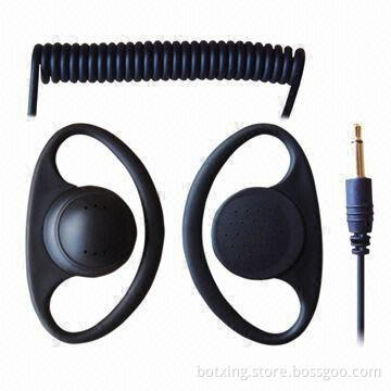 Handsfree Spring Wire Earhook Earphones/Portable Headphone, 20 to 20,000Hz Frequency